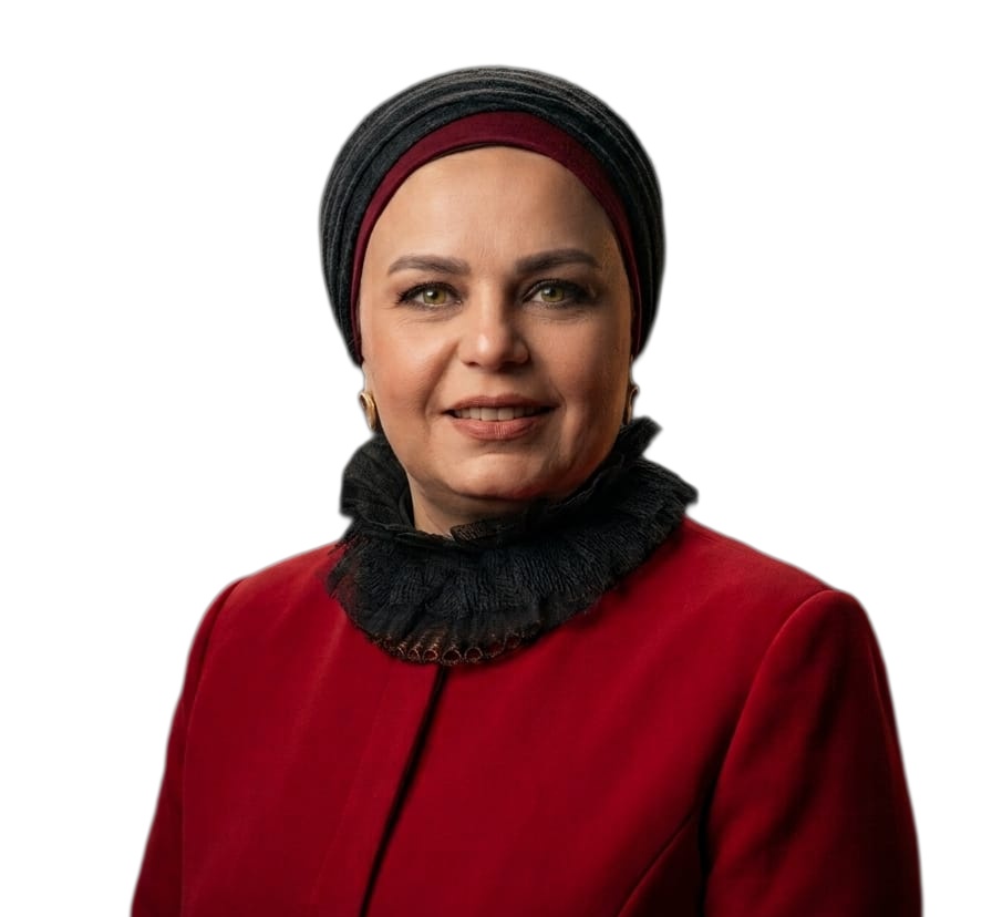 Portrait of sculptor and ceramic artist Dr Amany Fawzy.